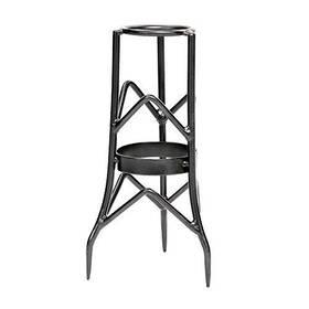 Gbs-11 Achla Designs 719908315375 Small Wrought Iron Toadstool Stand 12 1/2-in H Graphite
