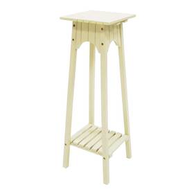 Ofp-01-p Achla Designs Plant Stands 36 Inch Wooden Tall English Stand With Bottom Shelf