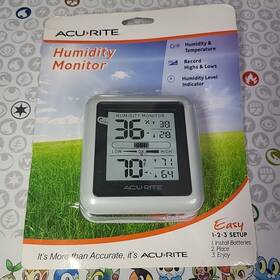 00309sbdi Acurite Humidity Monitor And Temperature Record High/lows- #00309sbdi
