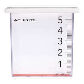 00858w Acurite Waterfall Rain Gauge With 5-inch Rainfall Capacity