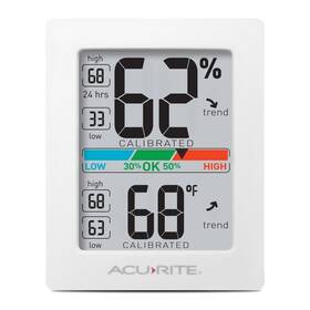 01083m Acurite Humidity Meter Hygrometer And Indoor Digital Thermometer With Temperature Gau