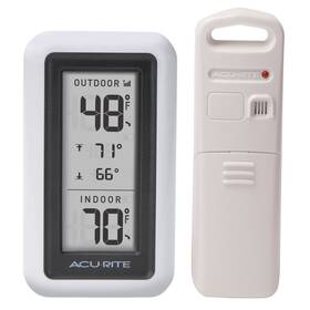 Acurite 072397004244 Digital Thermometer With Indoor Outdoor Temperature And Daily High Lows