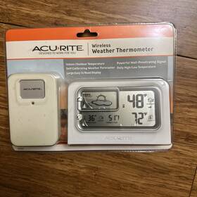 Acurite 072397006163 Wireless Weather Thermometer 00616 New