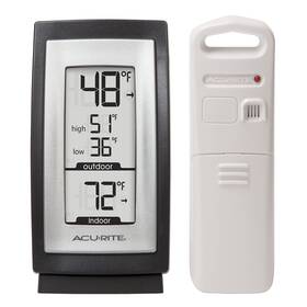 00831a2 Acurite 791769391361 Digital Thermometer With Indoor / Outdoor Temperatureblack