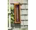 Ag85003 Ancient Graffiti Dragonfly Distressed Metal Outdoor Patio Garden Thermometer Flamed Nature Deck 638071784354