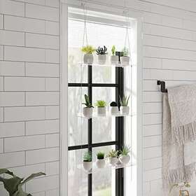 Airogym 629103419955 Hanging Acrylic Shelves For Windows Clear Window Wall Plant Stand Shelf Kit