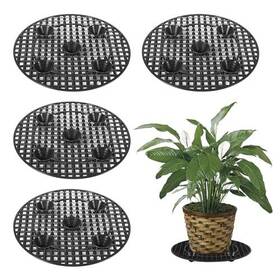 Alexpre 781454268856 6 Pcs Plant Level Pot Elevator 7.9 Inch Heavy Duty Stands Pla