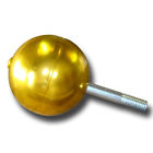 Aluminum 3 Ornament Finial Anodized Ball Flagpole Topper " Gold