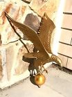 Aluminum Eagle " Gold "rust Flagpole 100 16 Usa Topper