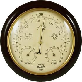 Ambient Weather Ws-yg302a-y Ws-yg302a Ws-yg302-y Cherry Finish Traditional Barometer
