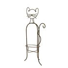 An112x Deer Park Whimsical Cat Design Flower Plant Stand 0702085400293