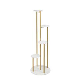 8ck10hz106wh Angeles Home Metal Plant Rack 4-tier Durable Rust-proof Nft Space-saving Design