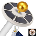 Anley.flagpole.light.white Anley Upgraded Version Led Solar Powered Flag Pole Light Ultra