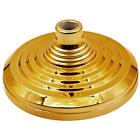 Anleyflagpolefloorstandgold Flagpole Hardware Floor Stand Base For Indoor Flagpoles Compatible