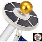 Anleyflagpolelightwhite Anley Figurine Lights Upgraded Version Led Solar Powered Flag