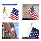 Anleyflagpoletangelfreewhitefba Anley Feet Flagpole Aluminum Spinning Wall Mount Pole Heavy