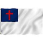 Anleyflagspchristian37 Fly Breeze Foot Christian Flag Vivid Color And Uv Fade