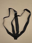 Annin Black Double Web Sling Carrying Belt Color Guard Parade Flagpole Holder 026427600180