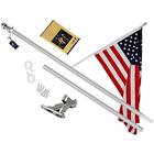 Aonefp1tf6s Tangle Free Spinning Flagpole Deluxe Aluminum American Us 738447280227