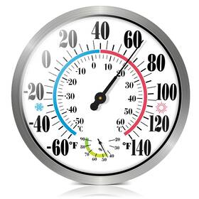 Aowutus-45 Aowutus 194229744491 Outdoor Thermometer Hygrometer - 12ftft Indoor Wireless Inch