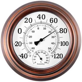 Aowutus 721927866257 Outdoor Thermometer Hygrometer - 8ftft Indoor Wireless Ind