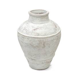 Artissance 689585507441 18 Inch H White Pottery Vintage Vase Home D Cor - 8ft