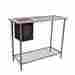 B009yzkd36 8201 Weatherguard Garden Greenhouse Potting Bench Plant Display Silver Cart Steel Coat Frame 760582820112