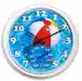 B00jabqa8g Taylor Precision Products Springfield Clock With Thermometer Beach Ball