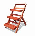 B00s2jjeg2 Vifah Outdoor Wood Plant Stand Teak