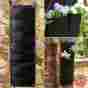 B013hu37ao 711274303529 Sanacon Wall Planters Vertical Flowers Herbs Mount Yard Garden Grow Bag Living 7 Pocket