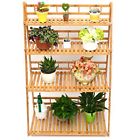 B01lw0ajur Hanyi Bamboo Foldable Pot Racks Flower Stand Display 689816962810