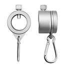 B072tzvzrz Bonytek Aluminum Flag Pole Rings Pcs Carabiner For Sylver Clips