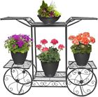 B074dzknm2 Sorbus Flower Pot Display Rack Garden Cart Stand 689816962902