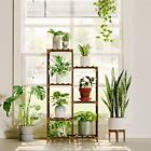 Bamworld Corner Plant Stand For Indoor Plants Outdoor Shelf Flower