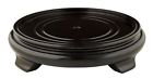 845907 Base Pedestal Dark Finish Stand Id Hole Rosewood