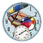 92508 Bench Mosaic " Scene Springfield 14 Cloack Thermometer