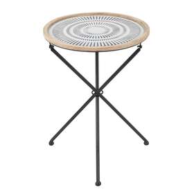 Bhf102134116010 Better Homes & Gardens And 22 Inch H Wood Round Black Plant Stand