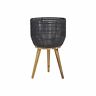 Bhd136188435022 Better Homes Gardens And Black Round Resin Planter 893507382874