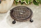 Bhg67178 Cast Iron Wheeled Plant Caddy Dolly Holder Outdoor 745528867178