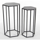 Bm119187 Benzara 2 Piece Hexagonal 842822110464