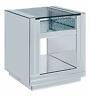 Bm195948 Benzara Inc Wood And Mirror End Table With 192551288225