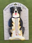 Bobbo Weather Or Not Begging Mutt Dog Window Thermometer New