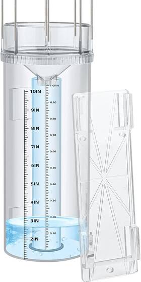 Oprg-001 Brand Jianbenkj Rain Gauge Outdoor Tube 10 Inch Capacity Easy-to-read Large And Snow