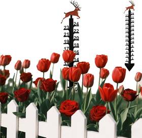 Snowgauge24 Brand Oquqo Easter Decorations For Lawn Yard Garden Outdoor Plant Growth Measurement Elk