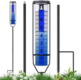Raingauge01 Brand Raskoo Upgraded Rain Gauge Freeze Proof Outdoor Best Rated Large Clear