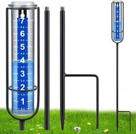 Ylz-010 Brand Ricihene Rain Gauge Outdoor Gauges Outdoors Best 3-section White