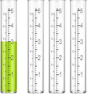 Bey9ktte Brand Valuebargain 712831 1 4pcs Glass Rain Gauge Replacement Tube 5 Inch