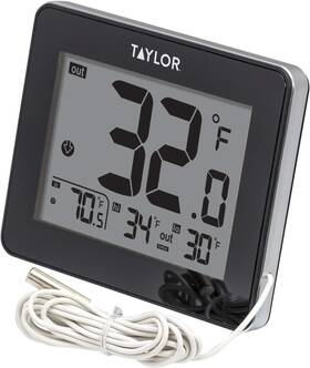 Branded01 445006012061 Taylor Wired Digital Indoor/outdoor Thermometer With Easy-to-read Led Display W