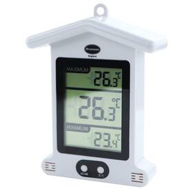 Brannan 445030057038 Digital White Greenhouse Thermometer Stylish Weatherproof Max Min Ther