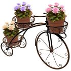 Brown-tricycle-plant-stand-95012 Brown Tricycle Plant Stand Flower Garden Bike Pot 689343095012